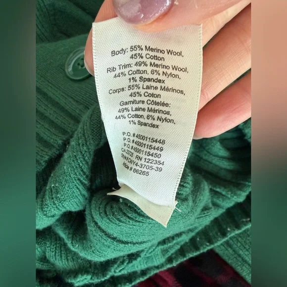 Wilfred Plunge Front Thias Merino Wool Cardigan - Picture 5 of 5